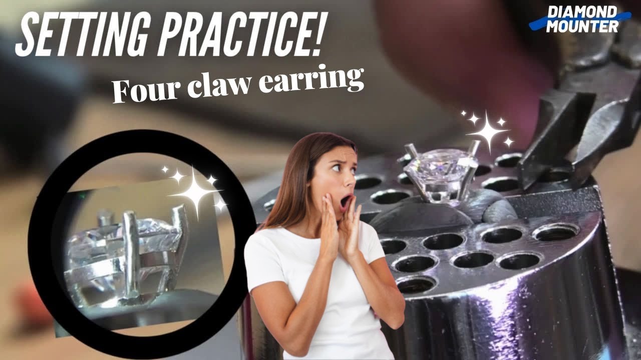 Learning to Set a 4 Claw Earring