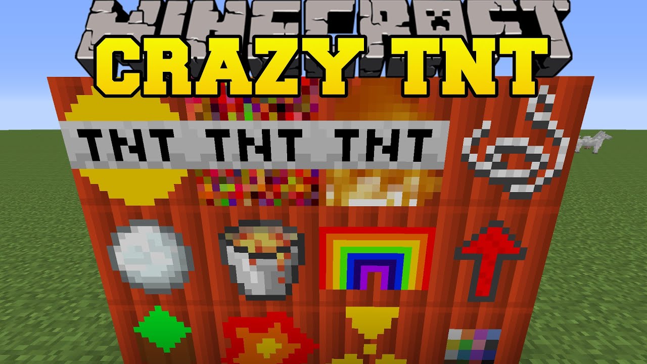 Minecraft: CRAZY TNT MOD (SO MANY NEW EXPLOSIVES!) Mod Showcase