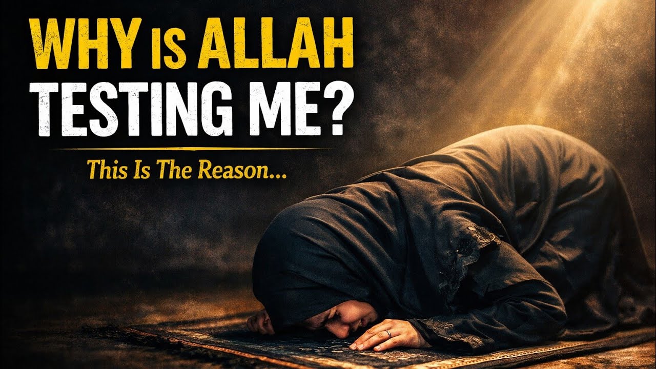 Why Allah is testing you 😞 watch this video 💫#faith #allah #islamicreminder #quotes 
