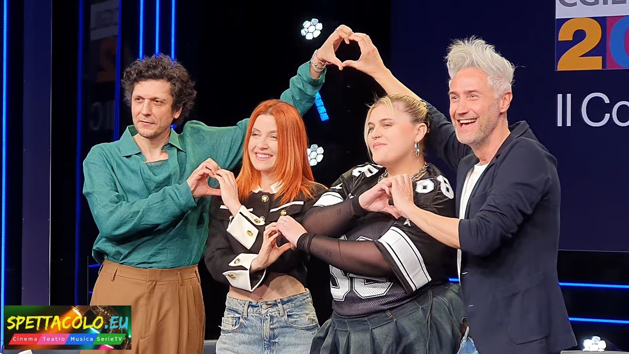 Noemi, Ermal Meta, BigMama, Vincenzo Schettini, Concertone 2025 photocall & backstage presentazione