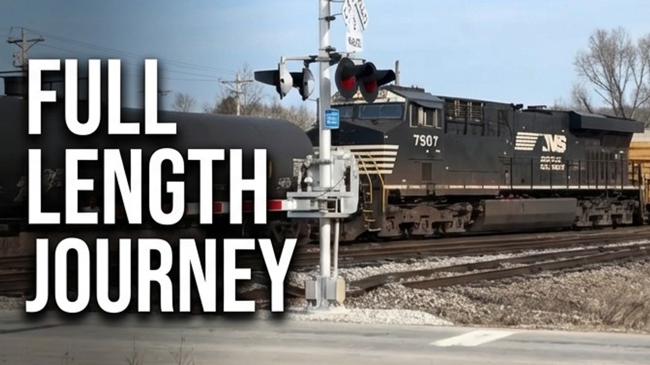Massive Cargo Train Journey | Full Length