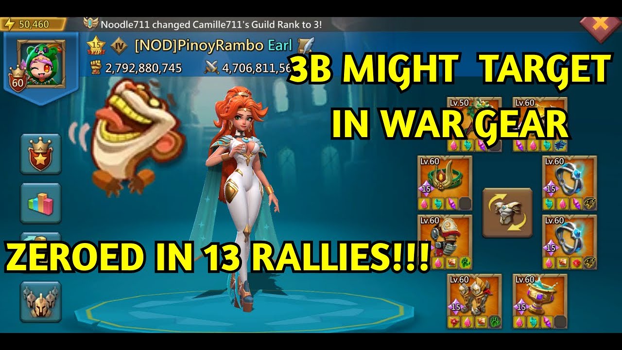 CRAZY 3B MIGHT ZERO!!! - Lords Mobile