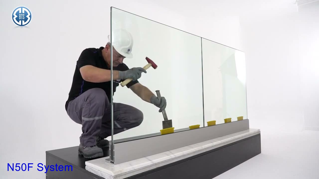 Kako se montira staklena ograda Elegant N50F - Lyctum TV