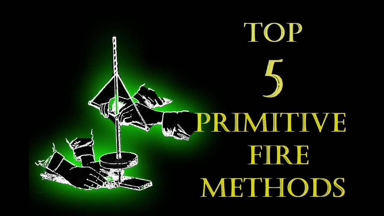 5 Primitive Fire Starting Methods Everyone Should Know! | My forest hobby |