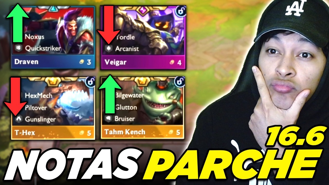 ✅ NOTAS DEL PARCHE 16.6 de TFT SET 16 😰 CAMBIA TODO