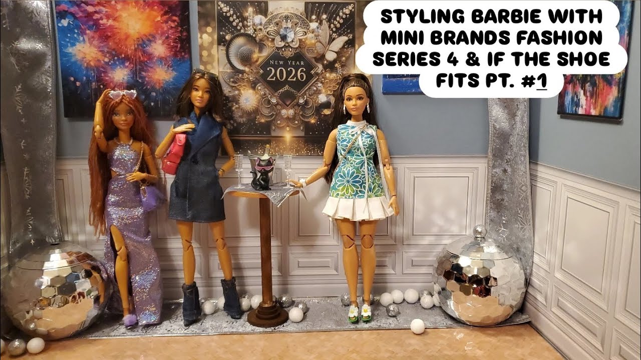 Styling Barbie with mini brands fashion series 4 part #1