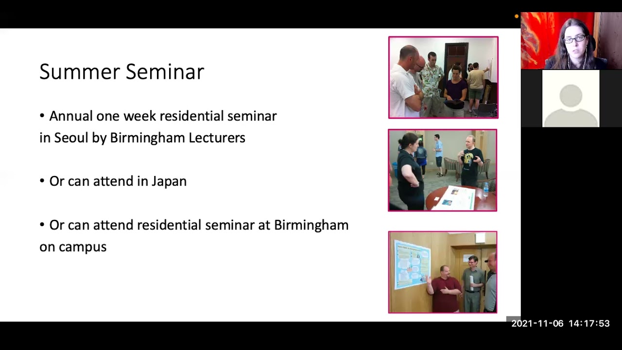 Joanne McCuaig (sponsored)-MA TESOL and MA Applied Linguistics, University of Birmingham