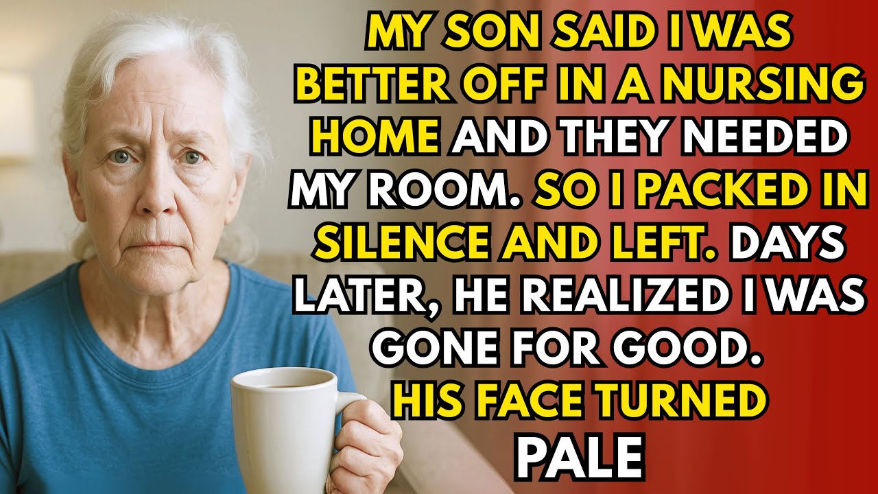 My Son Said I Was Better Off in a Nursing Home, I Walked Out in Silence, Now He Lost My Care Forever