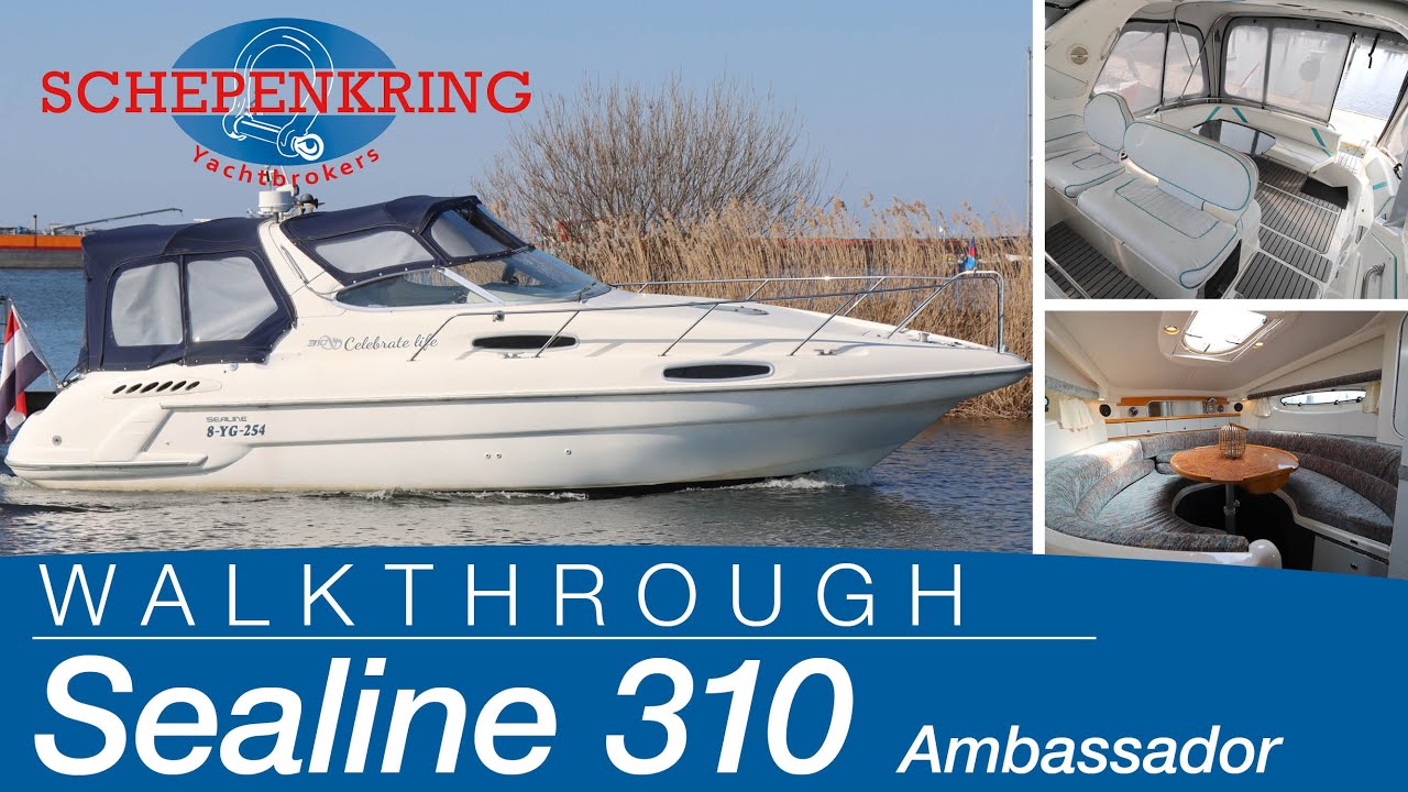 Sealine 310 Ambassador for sale | Yacht Walkthrough | @ Schepenkring Lelystad | 4K