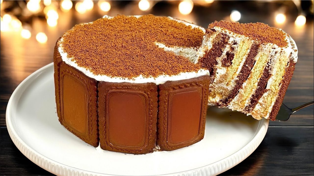 Niezwykle delikatne ciasto, bez konieczności używania piekarnika i w zaledwie 10 minut!