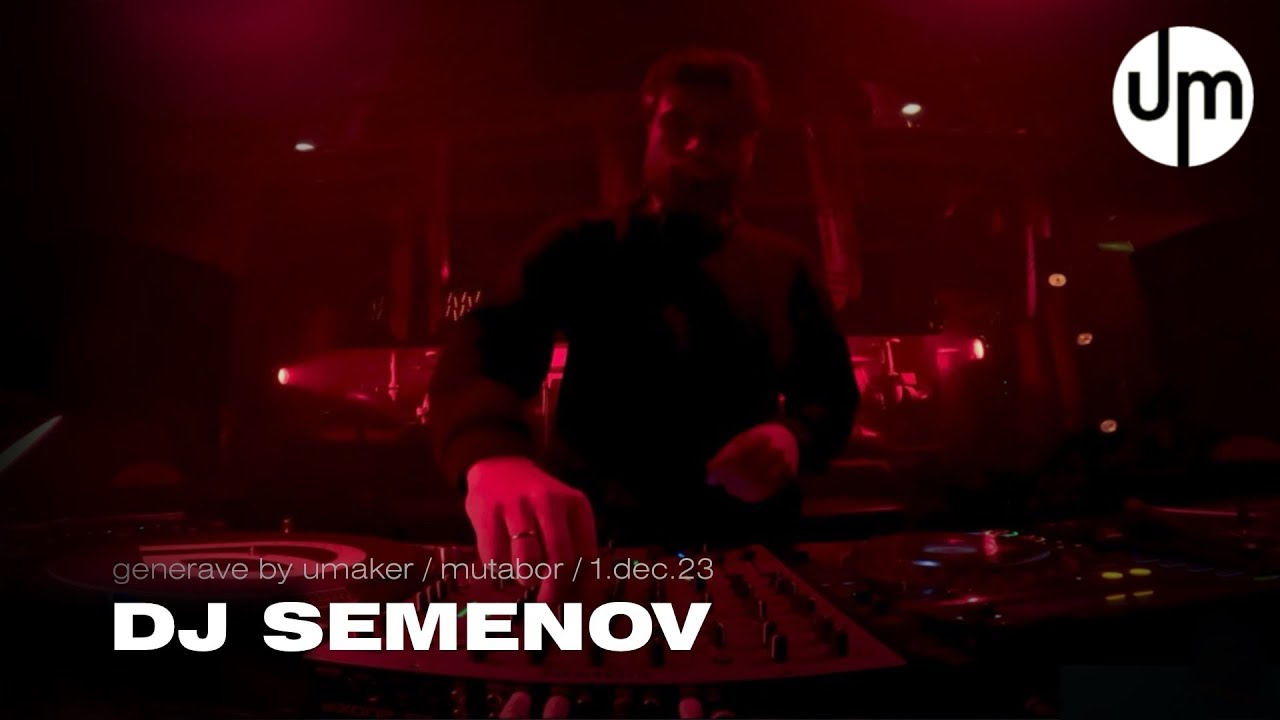 Techno | SEMENOV | Mutabor 01 12 2023 #party #music #dj