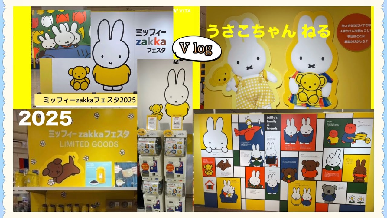 【miffy】miffy ミッフィーzakkaフェスタ2025💛毎年の恒例だね♪グッズ超大量❗️可愛すぎてミッフィー愛❤️☺️