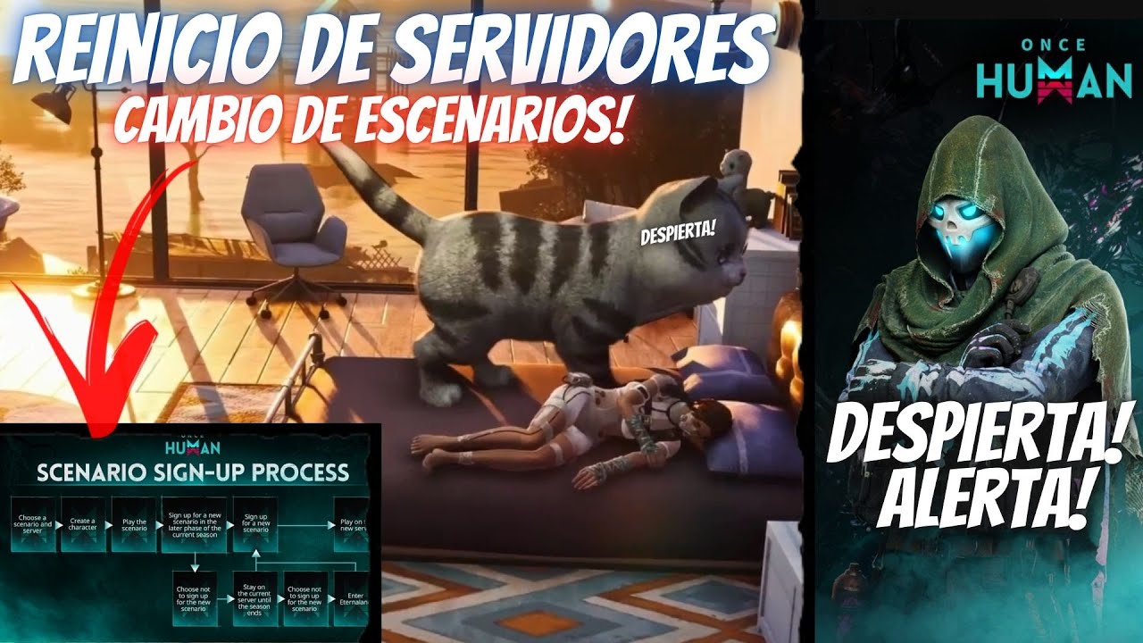 ES HORA! REINICIO Y CAMBIO DE ESCENARIOS! Todo Explicado | ONCE HUMAN en Espa&ntilde;ol