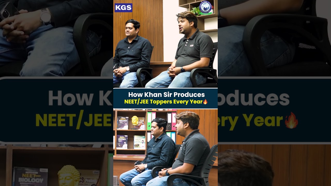 How Khan Sir Produces NEET/JEE Toppers Every Year 😱🔥 #khansir #neetjee #toppers #kgs