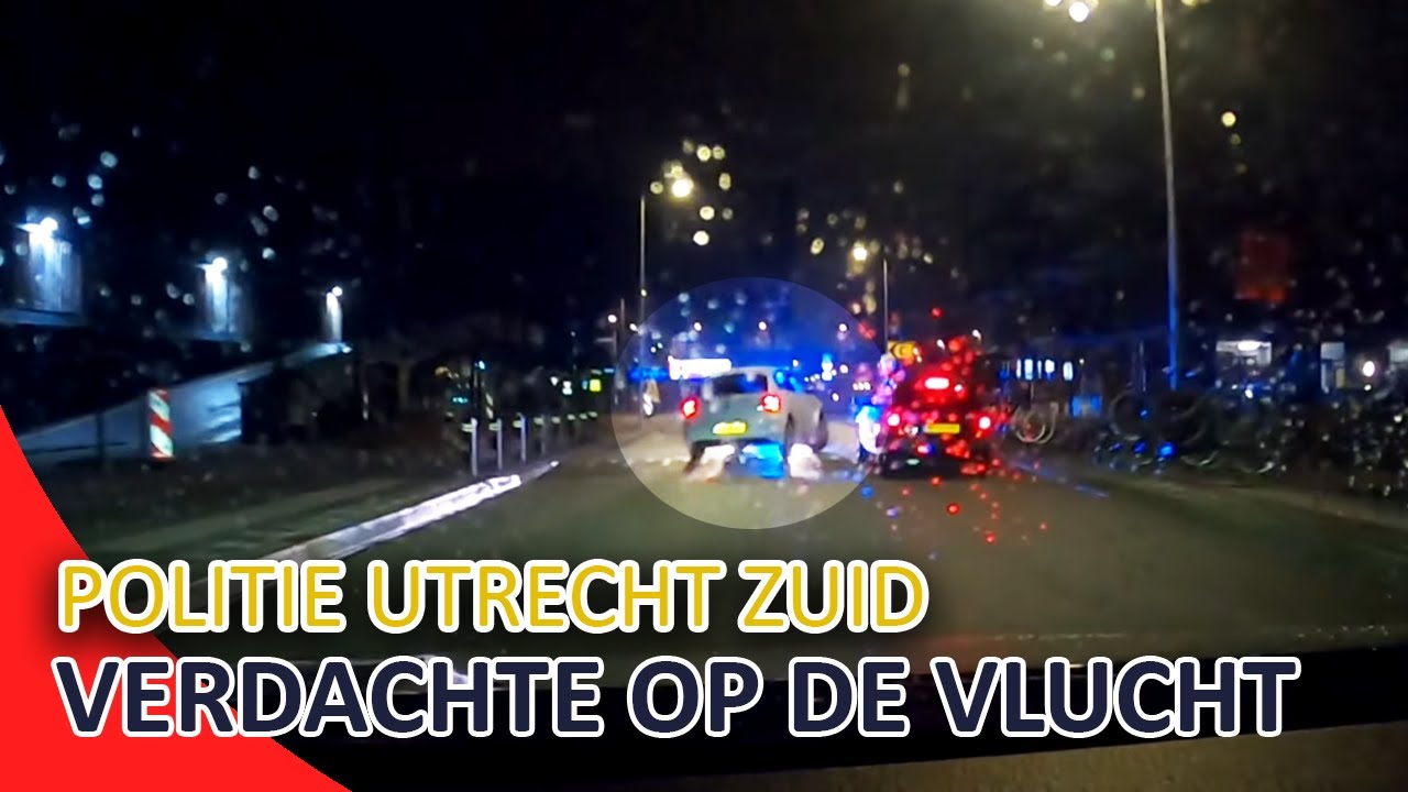 Politie Utrecht Zuid | Achtervolging | Verdachte gaat spookrijden | Aanhouding verdachte diefstal