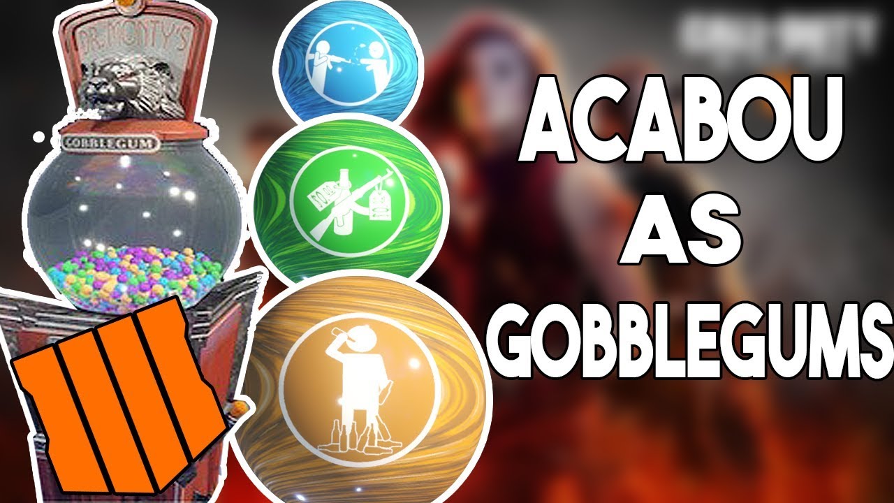 NÃO TEREMOS AS GOBBLEGUMS EM ZOMBIES DE BLACK OPS 4!!!!