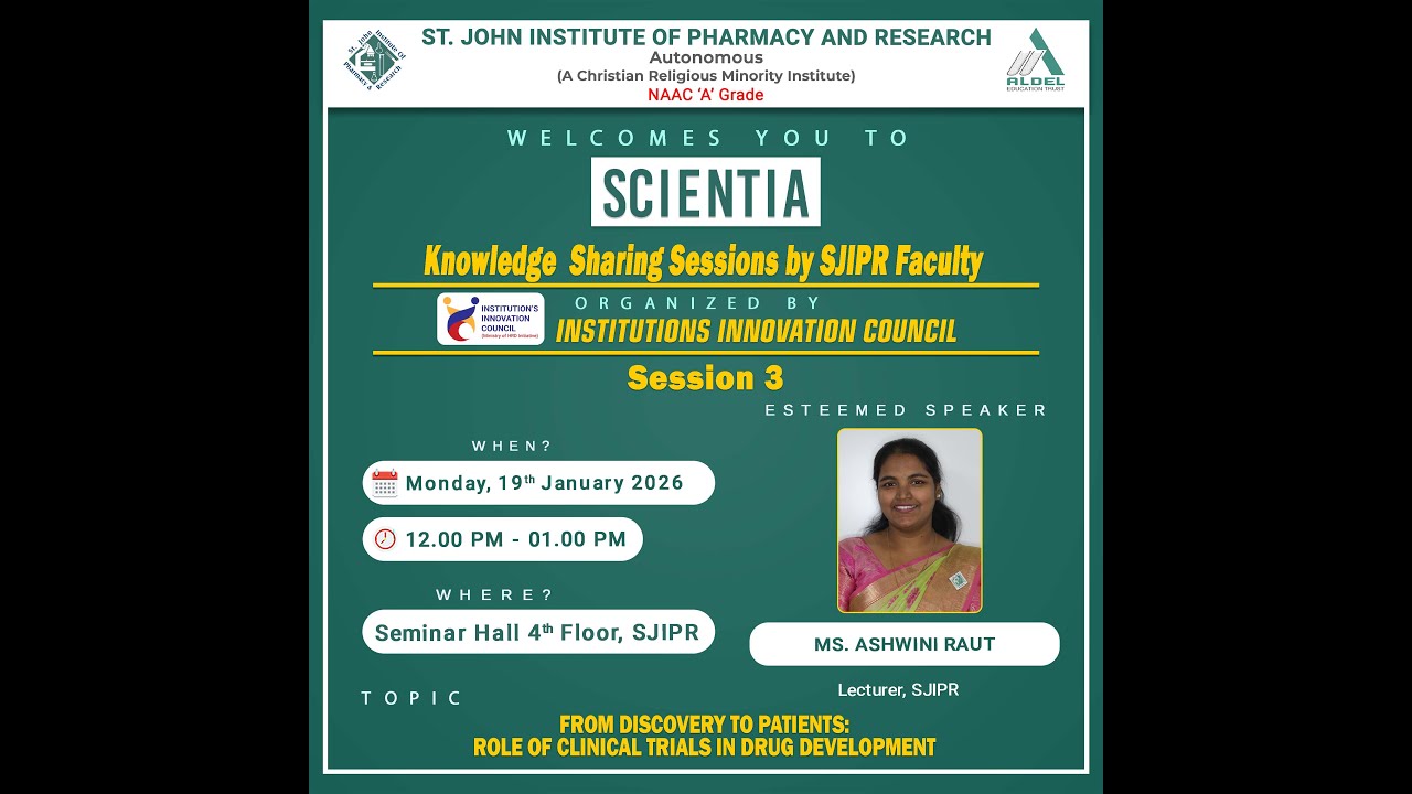 SCIENTIA Session 3 (2025-26) by Ms. Ashwini Raut