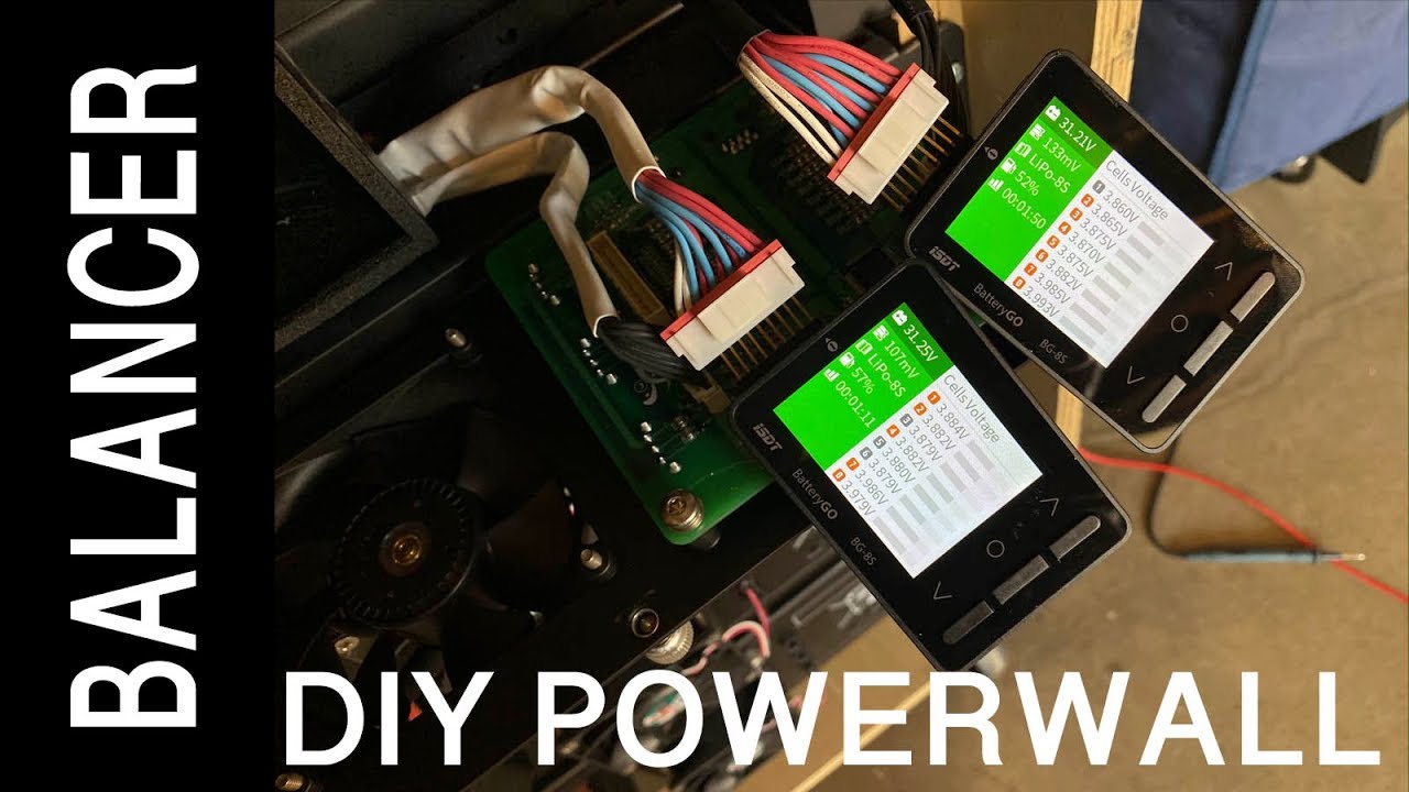 Balancing Samsung DIY Powerwall using ISDT BattGo BG-8S