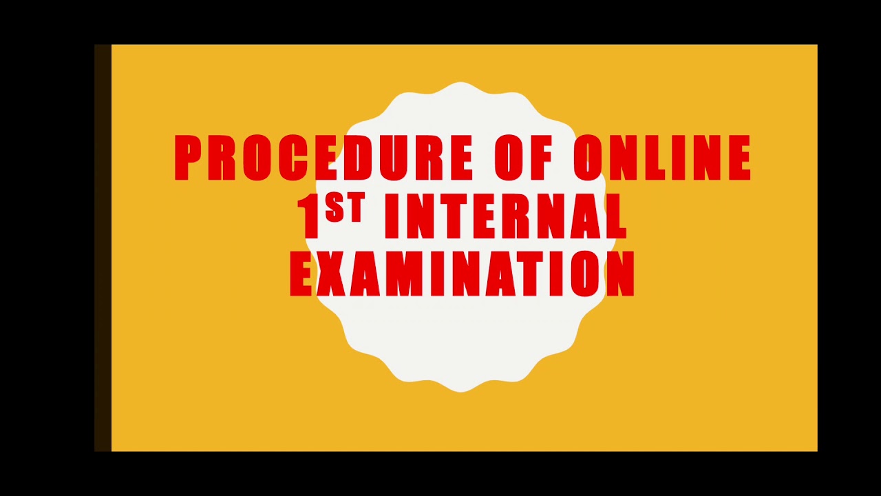 Internal examination 2021