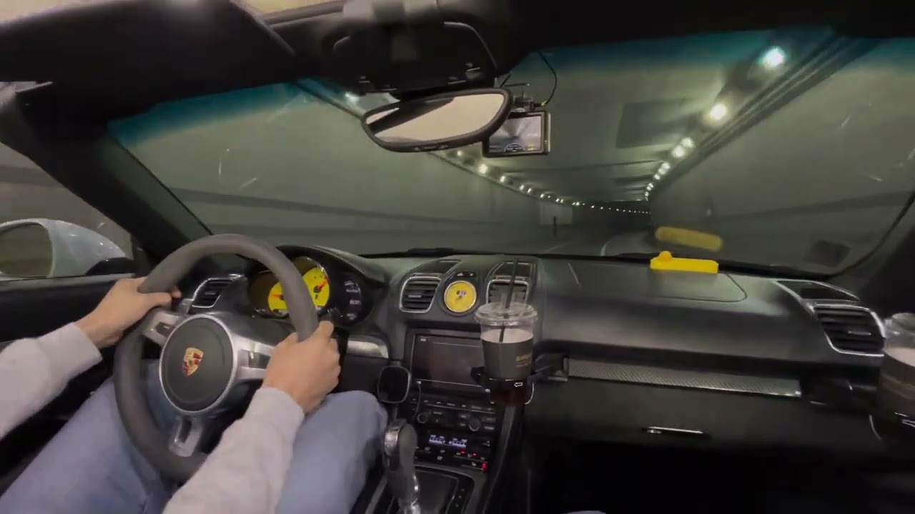 포르쉐 981 gts 터널 배기음