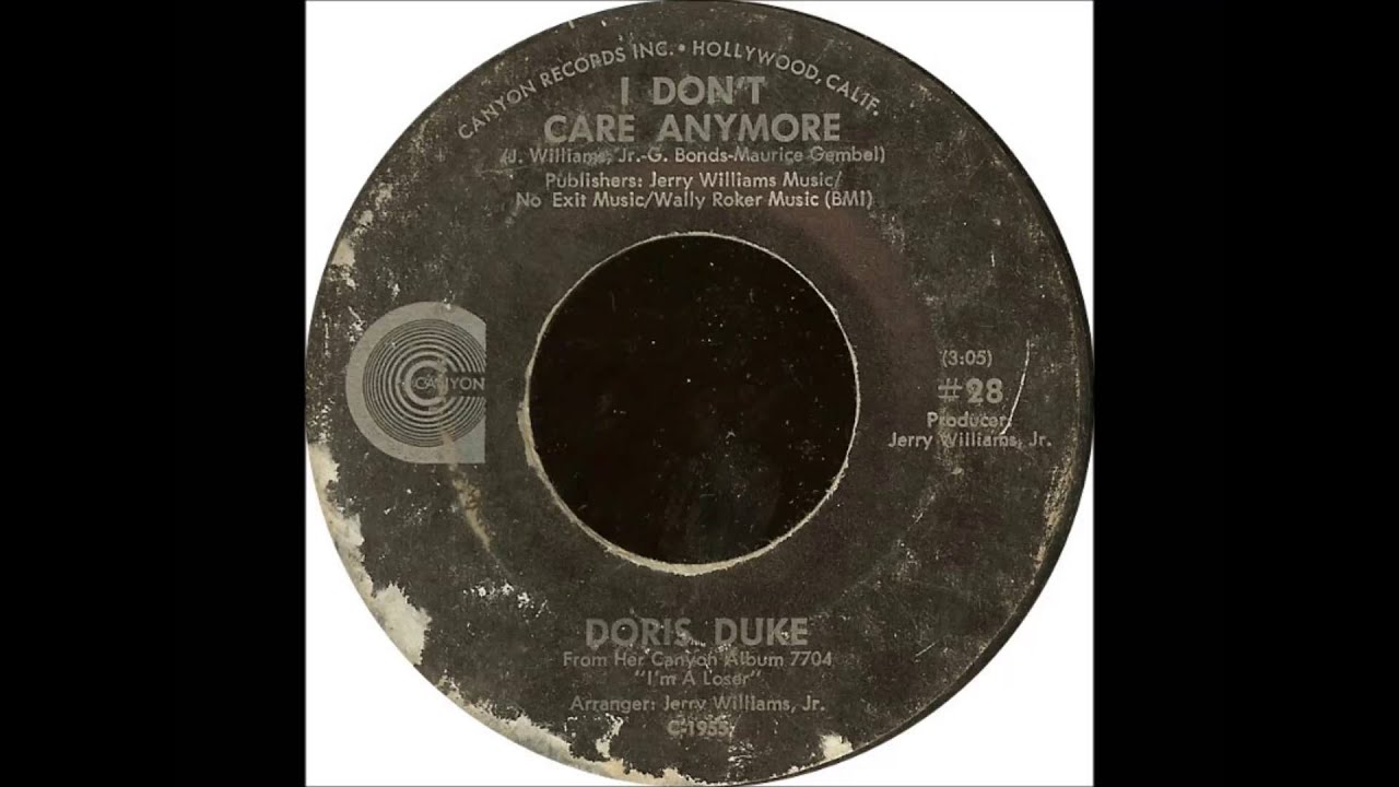 Doris Duke .   I Don't Care Anymore .1970.