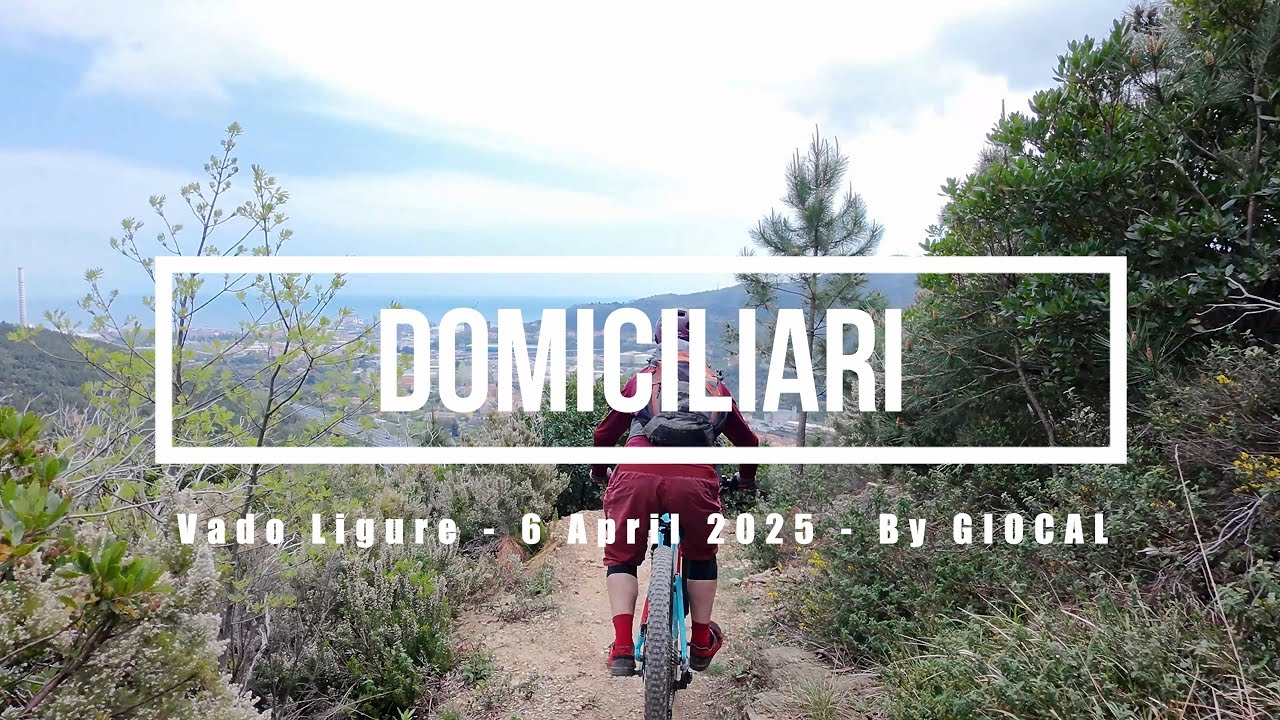 Vado Ligure eMTBing - Trail Domiciliari with Neo drone!
