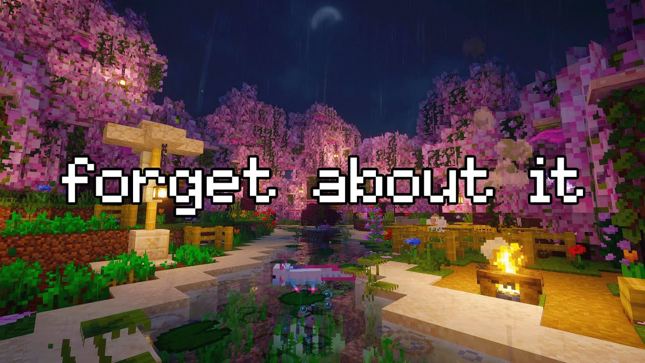 you're not alone in this.... (minecraft music & rainy forest ambience)