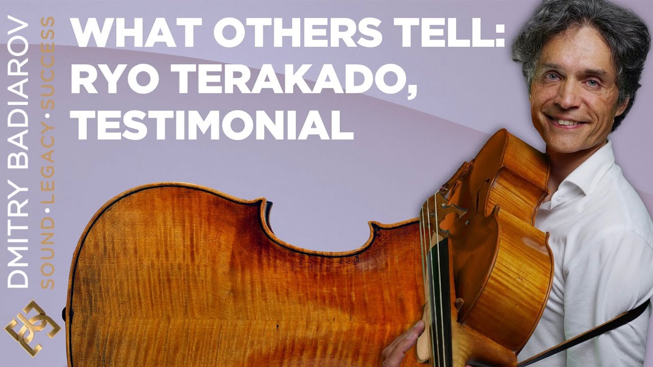 Ryo Terakado's Testimonial on Badiarov Violins