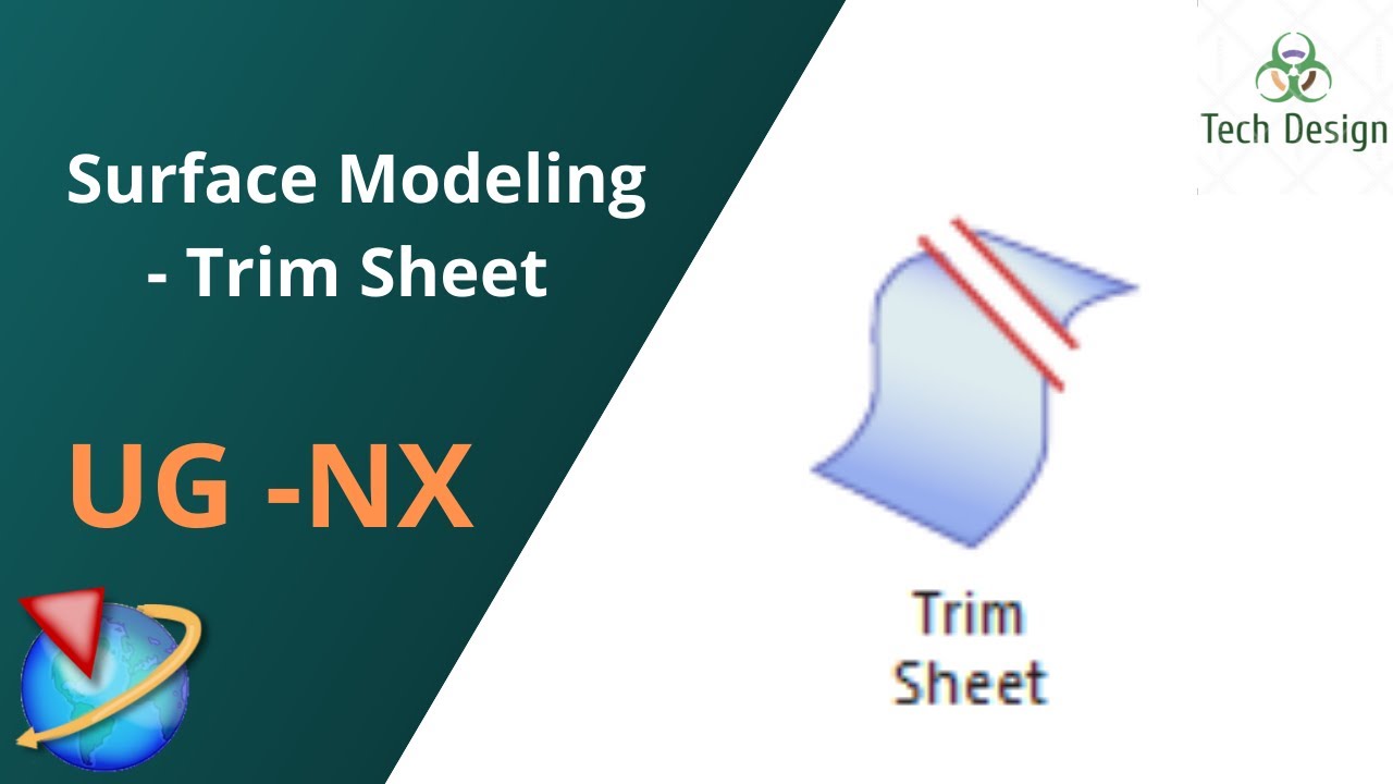 Unigraphics NX-Basics of Surface Modeling || Trim Sheet for beginners