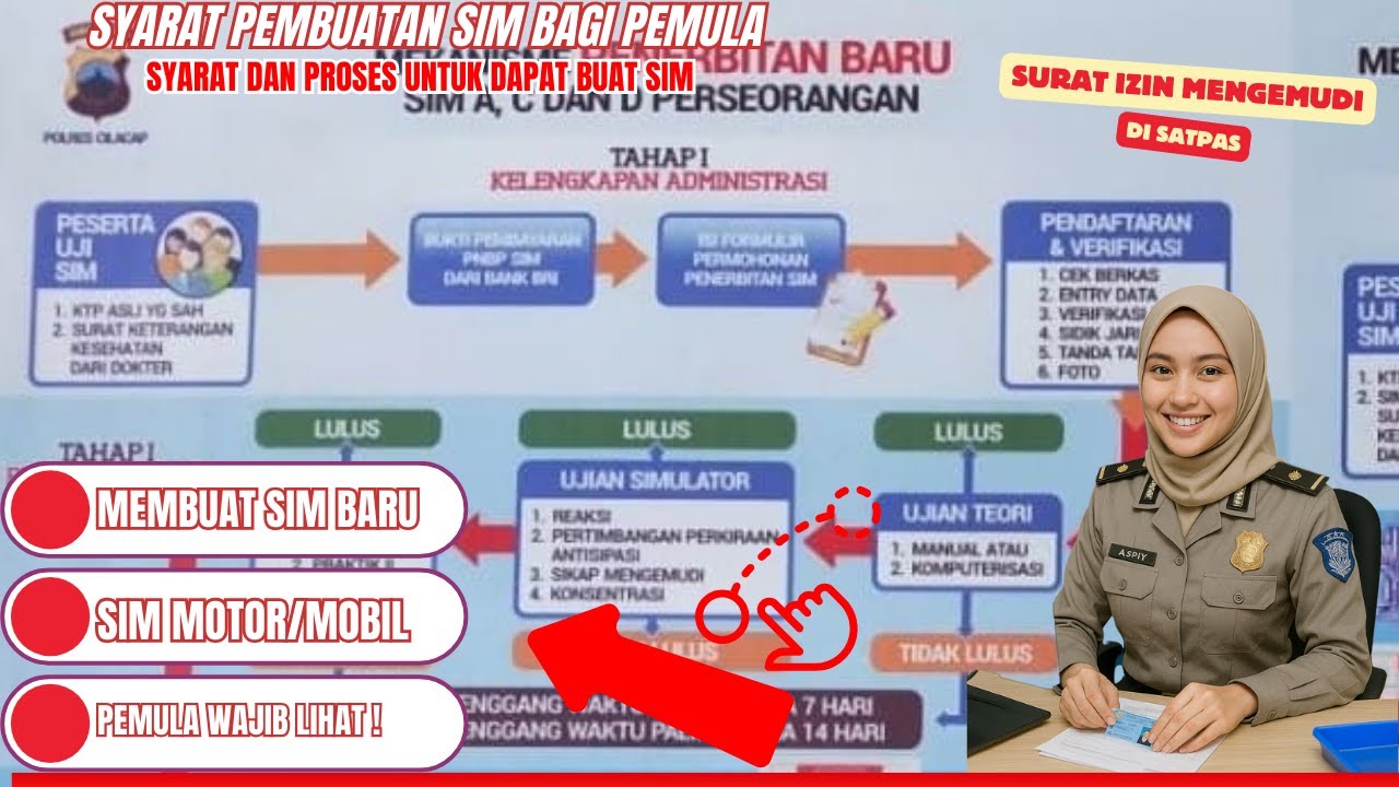 Syarat Pembuatan SIM Kendaraan Motor atau Mobil