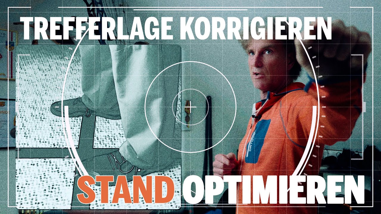 Der optimale Stand beim Bogenschießen - Korrektur der Trefferlage rechts/links