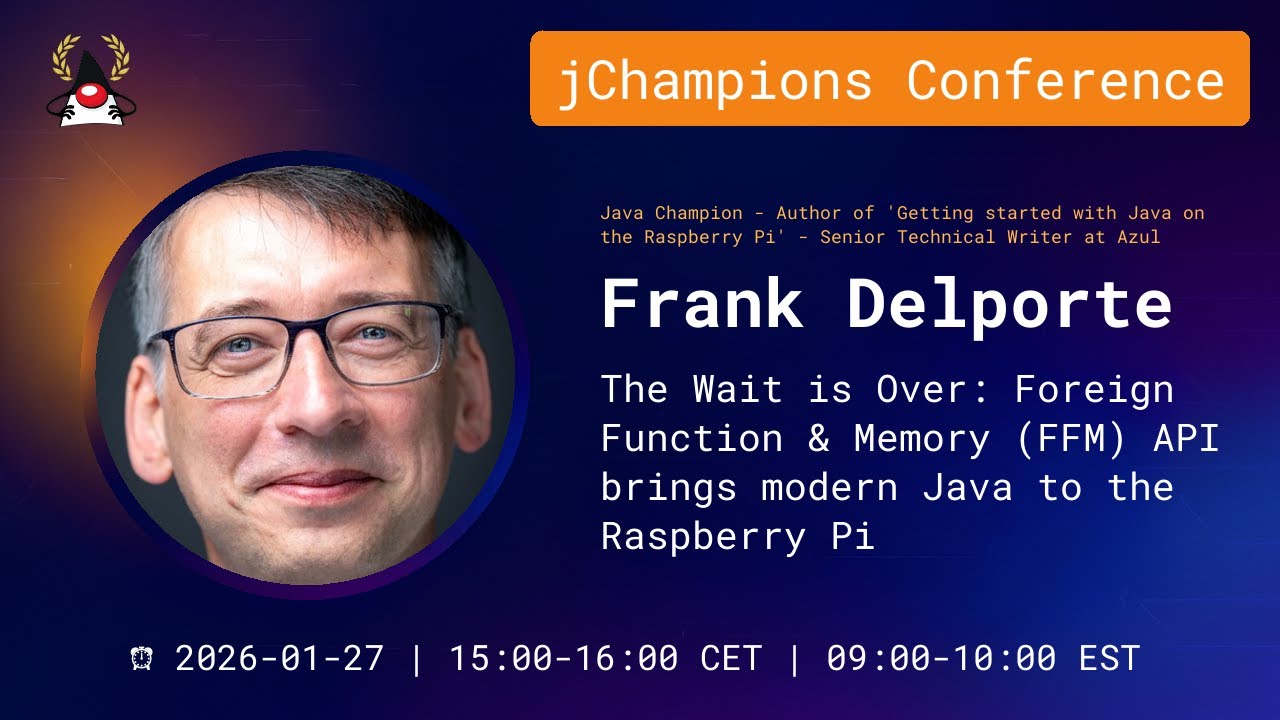 The Wait is Over: Foreign Function & Memory (FFM) API brings modern Java to the Raspberry Pi