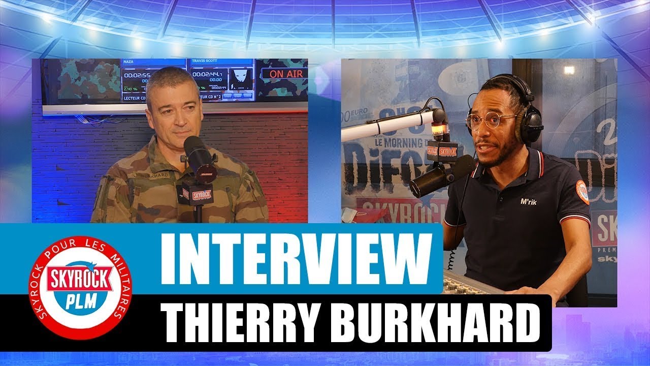 Interview du chef d'Etat-major de l'arm&eacute;e de Terre Thierry BURKHARD #SkyrockPLM