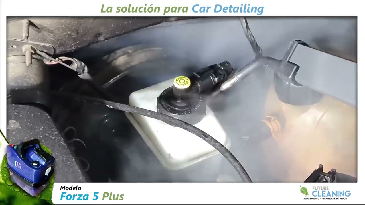 Limpieza de motor con Vapor Saturado l Forza 5 Plus l Future Cleaning