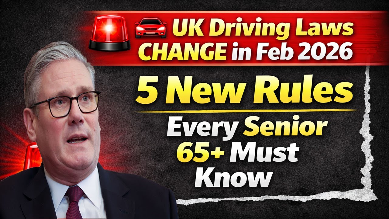 🚗 New UK Driving Rules for Seniors in 2026 – What Changes on Feb 1?