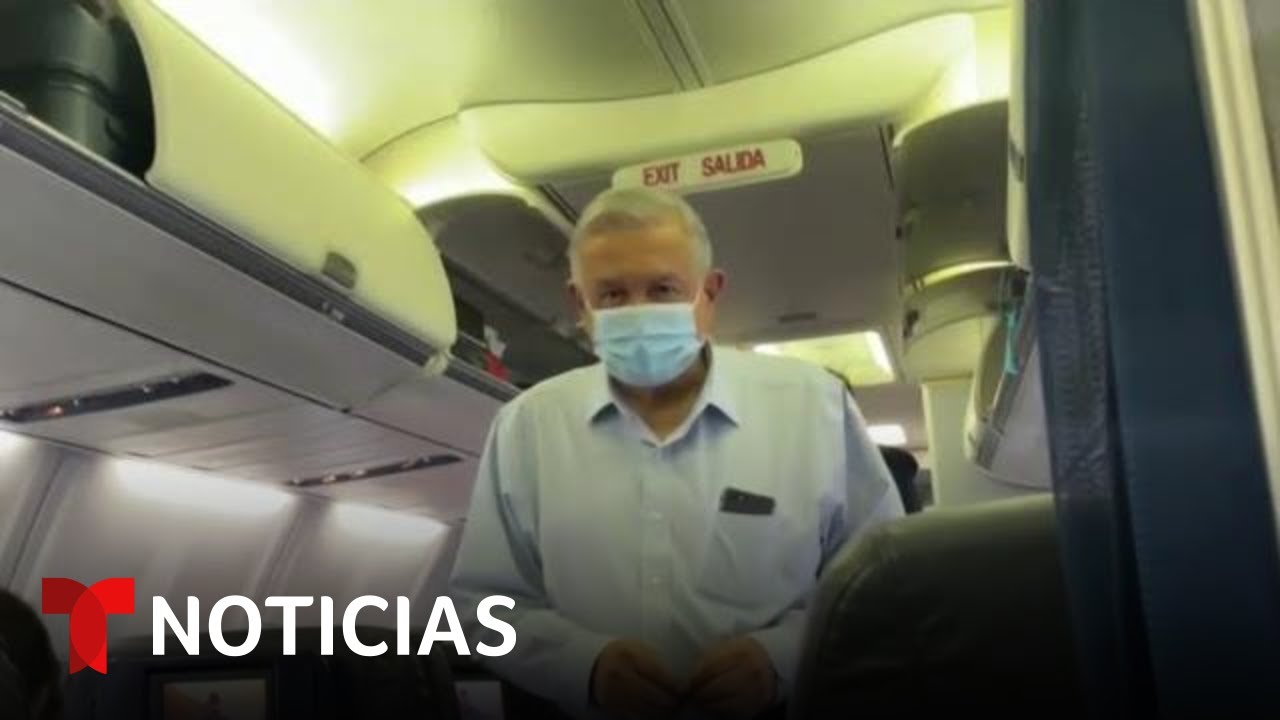 AMLO llega a Washington D.C. para reunión de presidentes | Noticias Telemundo