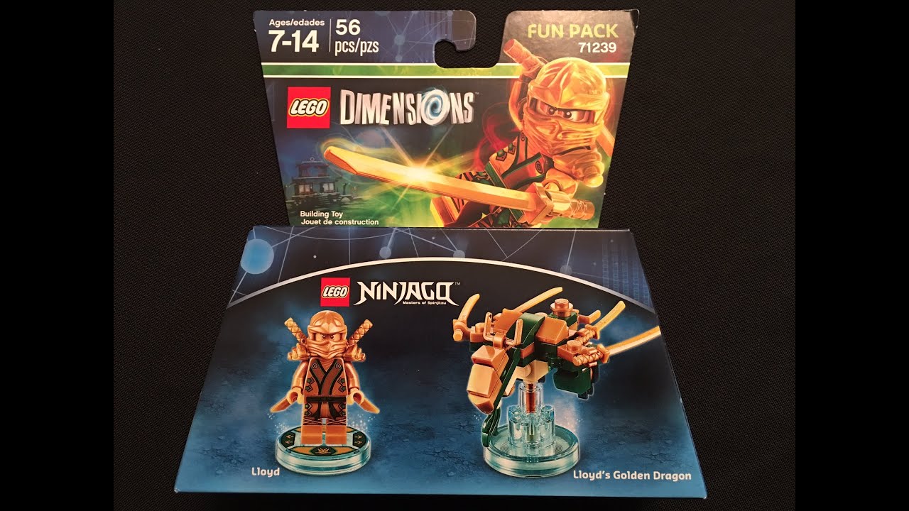 Lego Ninjago Lloyd Fun Pack Lego Dimensions Unboxing & Building