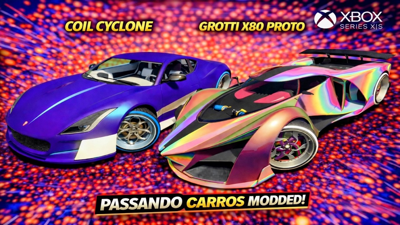 💥LIVE💥PASSANDO X80 PROTO e COIL CYCLONE🔥VEÍCULOS FULL MODDED🔥XBOX SERIES🔥GTA ONLINE