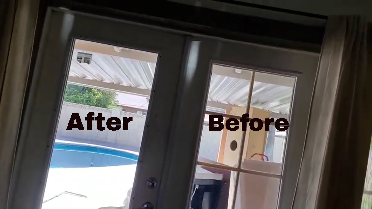 French doors don't replace doors | just upgrade glass panels | Just Update!
