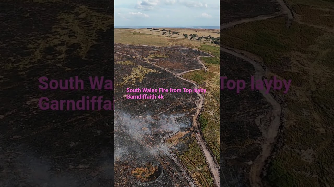 SW Fire from top lay-by New Outbreak!#wildfire #fires #fireinthemountains #outdoorfire