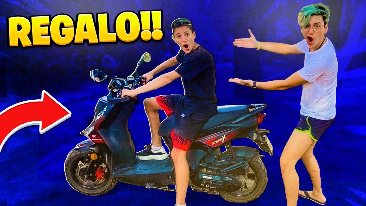 REGALO la MOTO a CAP e LUI...😱*EMOZIONANTE*