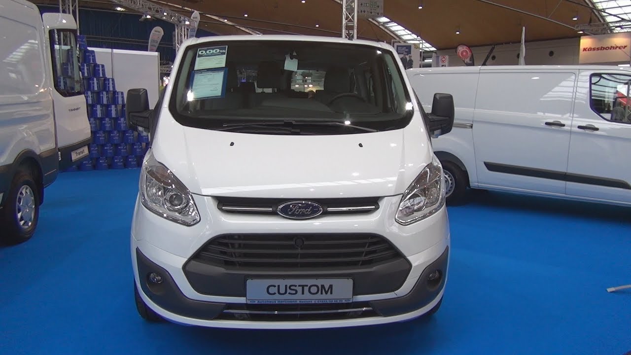 Экстерьер и интерьер Ford Transit Custom Trend 2.0 TDCi 105 л.с. Combi Van (2018).