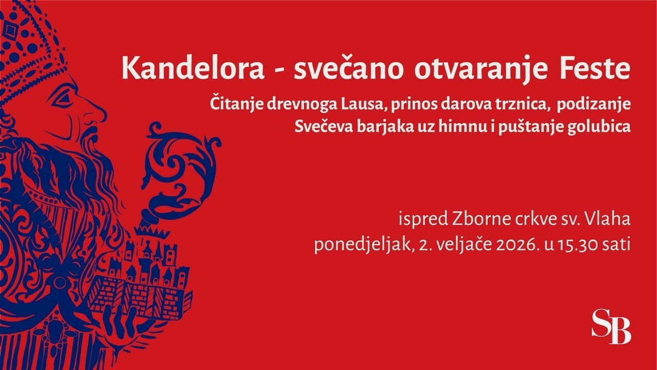 Kandelora - Svečano otvorenje Feste sv. Vlaha 2026