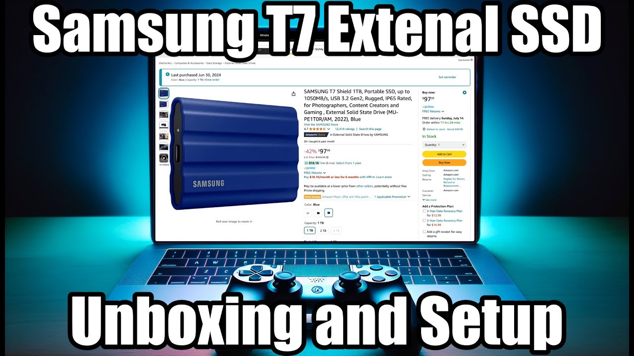 Unboxing & Setting Up the Samsung T7 SSD on My MacBook Pro M3: Boost Your Storage & Speed!