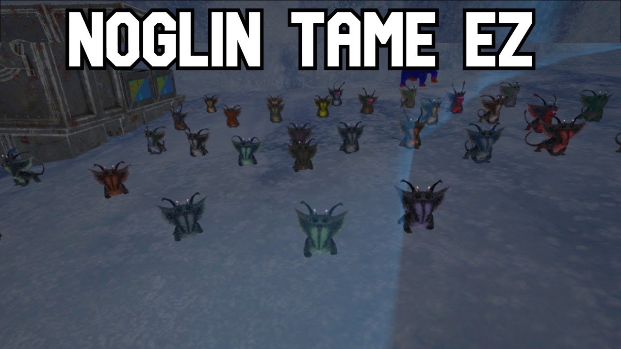 THIS IS HOW I TAMED 300 NOGLIN | UNLUCKY | Ark Official PvP 🍭
