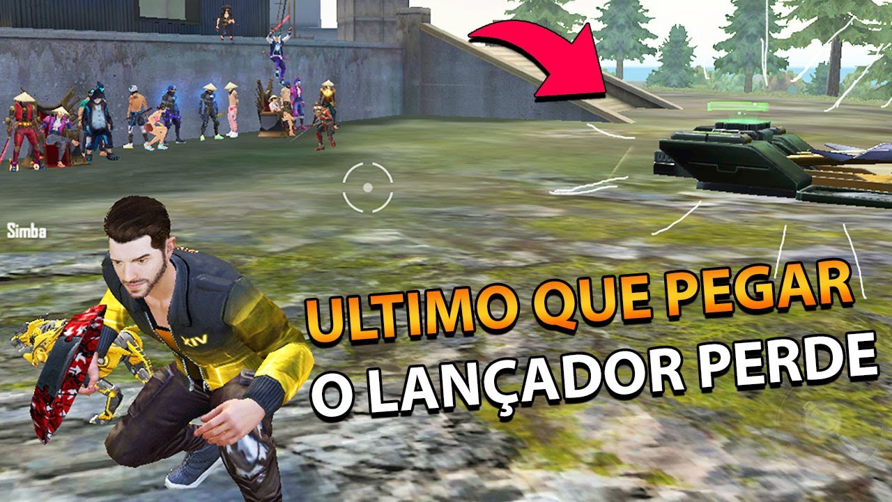 O ULTIMO QUE PEGAR O LANÇADOR PERDE NO FREE FIRE #freefire #ff