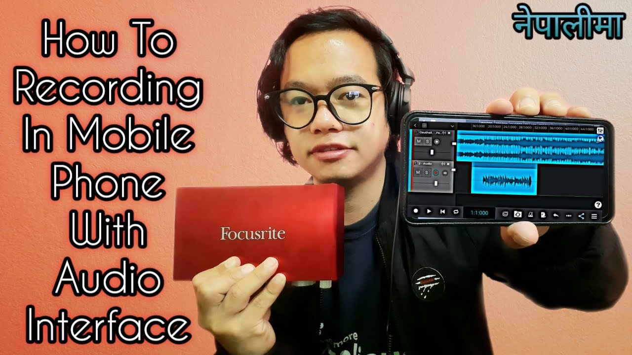 How To Recording In Mobile Phone With Audio Interface Like a DAW | Mobile Recording Setup