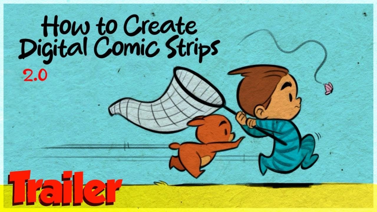 How to Create Digital Comic Strips Trailer