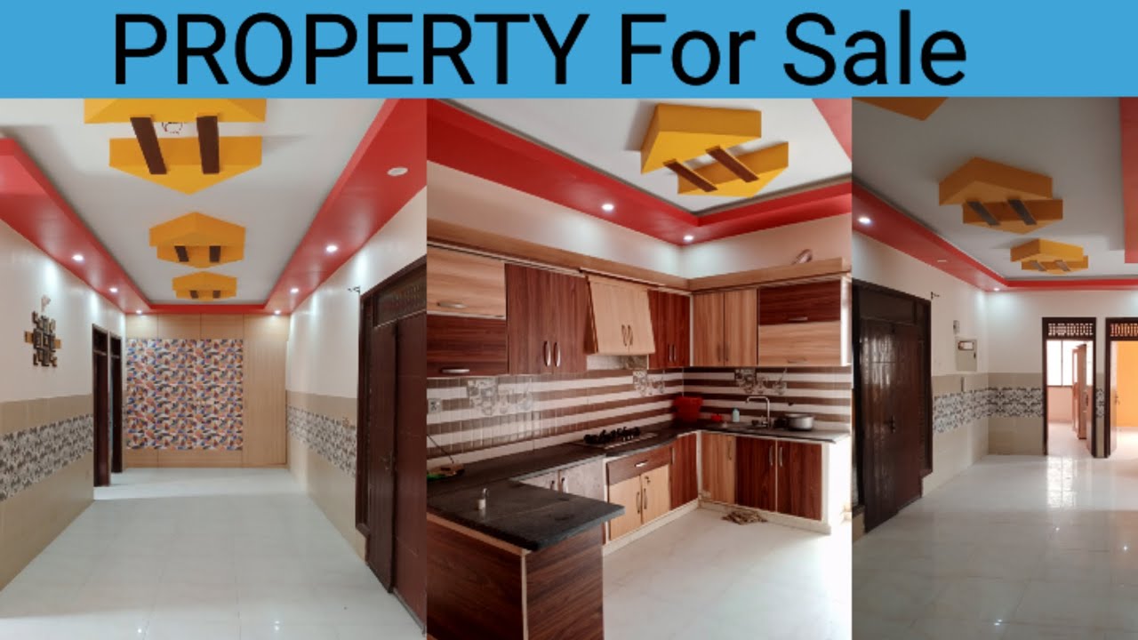 Property For Sale 3Bed Drawing Tv Lounge Nazimabad no3 3B 3rd floor corner 150 SQ yards wild road 