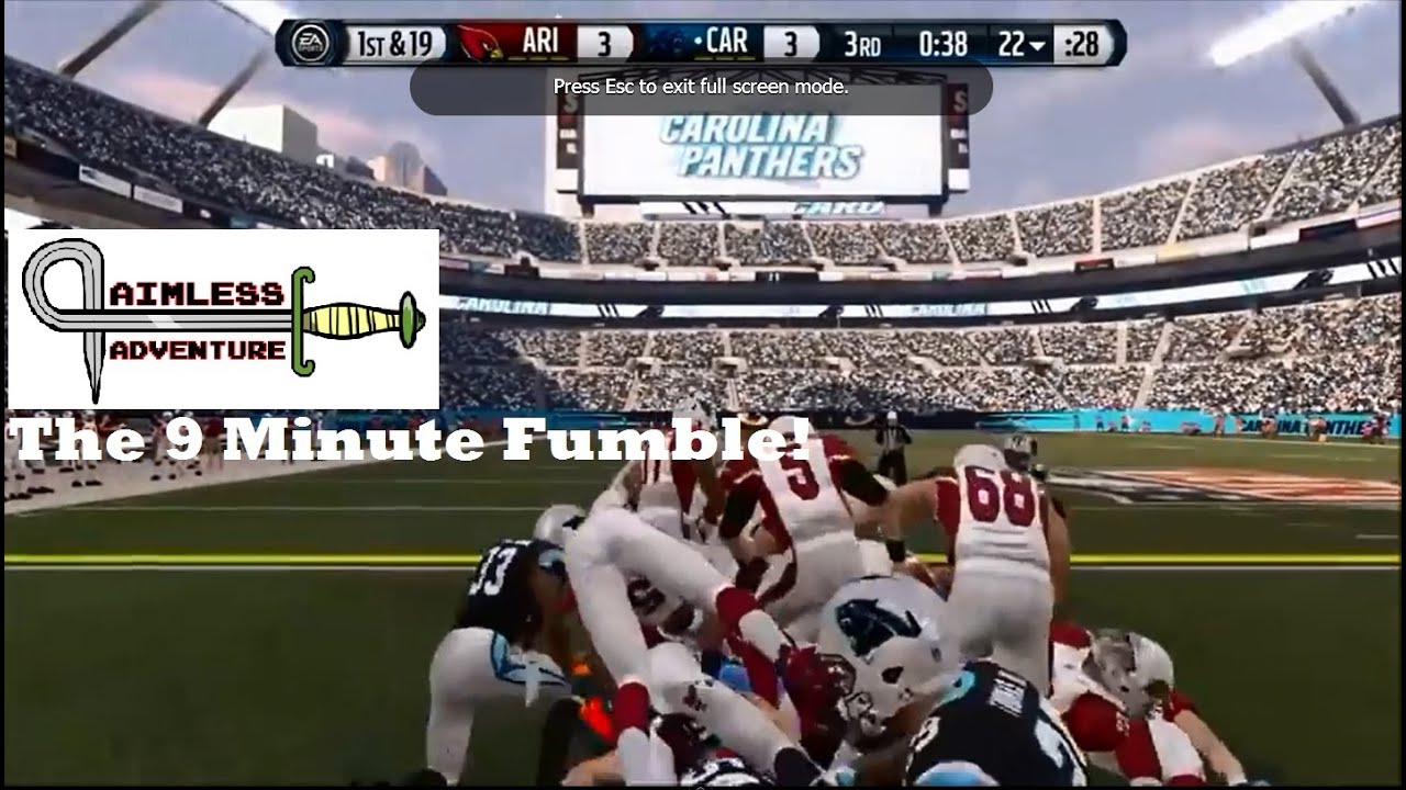 Crazy Madden 16 fumble glitch!